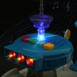 JuguetesBarco / coches - estación de aparcamiento - con diapositivas / luces / música - juguete