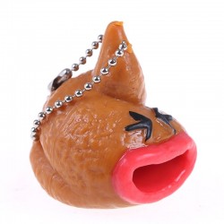 llaveroPoop graciosa - la lengua pop out - llavero
