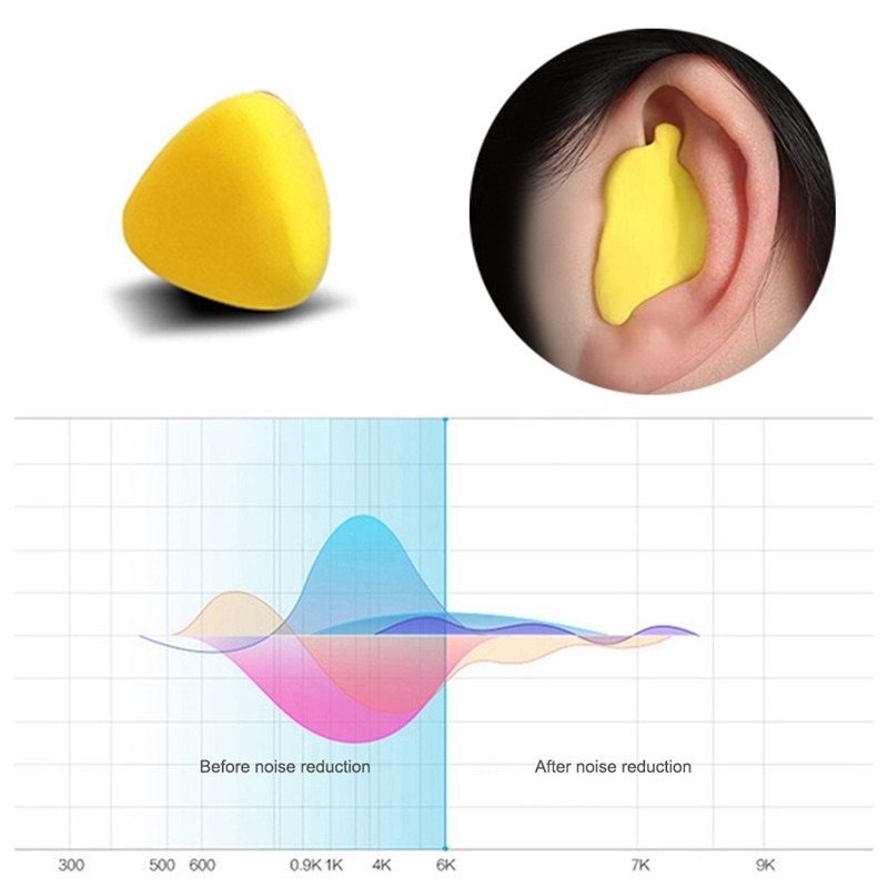 DormidoMoldeada - Reducción de ruido - Earplugs - 60Pcs