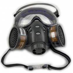 Mascarillas bucalesMáscara de gas facial - Vidrios - Seguridad - Anti-Dust - Filtro respirador