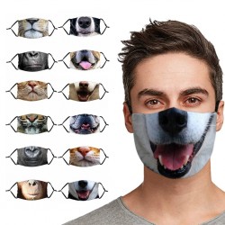 Mascarillas bucalesMascara de cara animal - Anti-polvo - Reutilizable