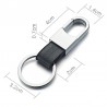 Custom Lettering - Keyring - GreyKeyrings