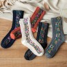 Moda femeninaCalcetines de flores bordados - Estilo Étnico - Mujeres