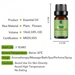 Essential oils for diffuser / humidifier / massage / aromatherapy - 10ml - 16 piecesMassage