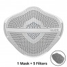 Camouflage - Respirator Face Mask - Silicone - 1pcMouth masks