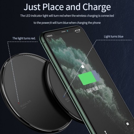 Qi Wireless Charger - iPhone 11 Pro - 8 - X - XR - XS - 10W - Fast WirelessChargers