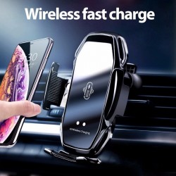 CargadoresCargador inalámbrico de coche Qi - iPhone - Samsung - Xiaomi
