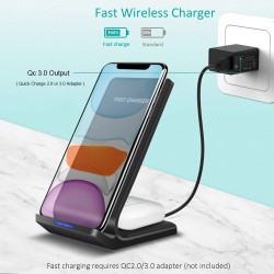 Cargadores15W - 2 in 1 - Qi Wireless Charger - Samsung S10 - S20