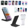 Cargadores15W - 2 in 1 - Qi Wireless Charger - Samsung S10 - S20