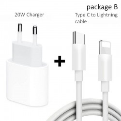 CargadoresPD 20W - USB-C C2 - 5V 9V 2.2A - cargador rápido - enchufe UE