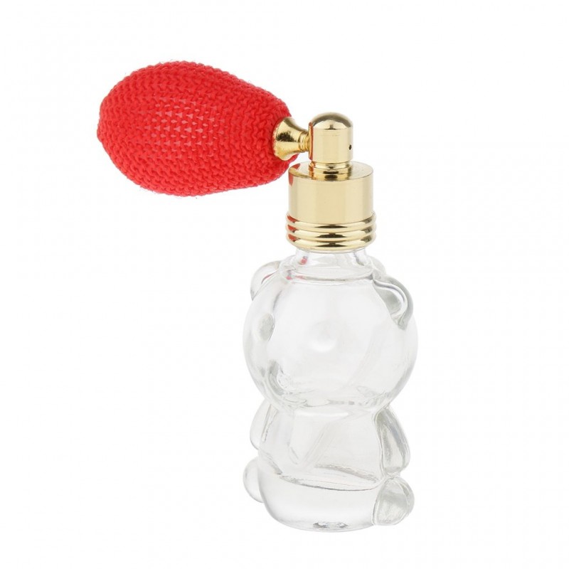 Perfume8 ml de vidrio - Botella perfumada - Refillable - Forma de oso