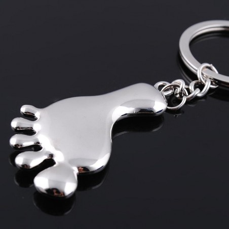 Silver Feet - KeychainKeyrings