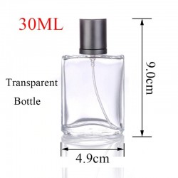 Perfume30ml - 50ml - Vidrio Frostado - Botellas Perfume