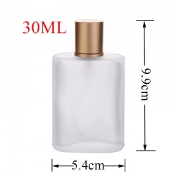 Perfume30ml - 50ml - Vidrio Frostado - Botellas Perfume