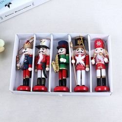 DecoraciónNutcracker soldado muñeca - 1Pcs - madera - Navidad