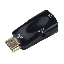 DivisorAdaptador HDMI a VGA - separador masculino a femenino - 3.5 audio jack - cable convertidor