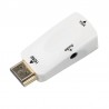 DivisorAdaptador HDMI a VGA - separador masculino a femenino - 3.5 audio jack - cable convertidor