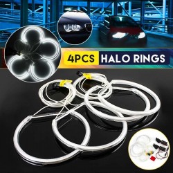 Luces & IluminaciónAngel ojo luz - anillo de halo - LED blanco - 131mm - para BMW E36 E38 E39 E46 - 4 piezas