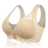 Lenceríasujetador de encaje sexy - sin alambre - push-up - con hebilla frontal ajustable