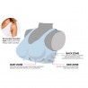 Lenceríasujetador de encaje sexy - sin alambre - push-up - con hebilla frontal ajustable