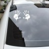 PegatinasManos sangrientas Zombie - pegatina de coche vinilo