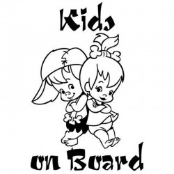 Kids On Board - vinyl car stickerStickers