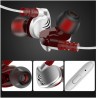 Auriculares3.5mm - auriculares deportivos - cableado - super bajo - auricular con micrófono