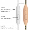 Auriculares3.5mm - auriculares deportivos - cableado - super bajo - auricular con micrófono
