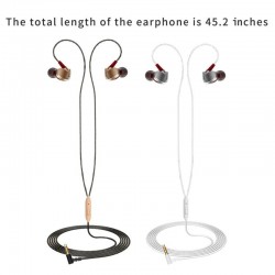 Auriculares3.5mm - auriculares deportivos - cableado - super bajo - auricular con micrófono