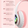 AuricularesAuriculares inalámbricos - LED - Bluetooth - cancelación de ruido - soporte TF tarjeta - 3.5mm gato orejas