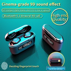 G40 TWS - Bluetooth earphones - 9D sound - waterproof headphones with microphoneEar- & Headphones