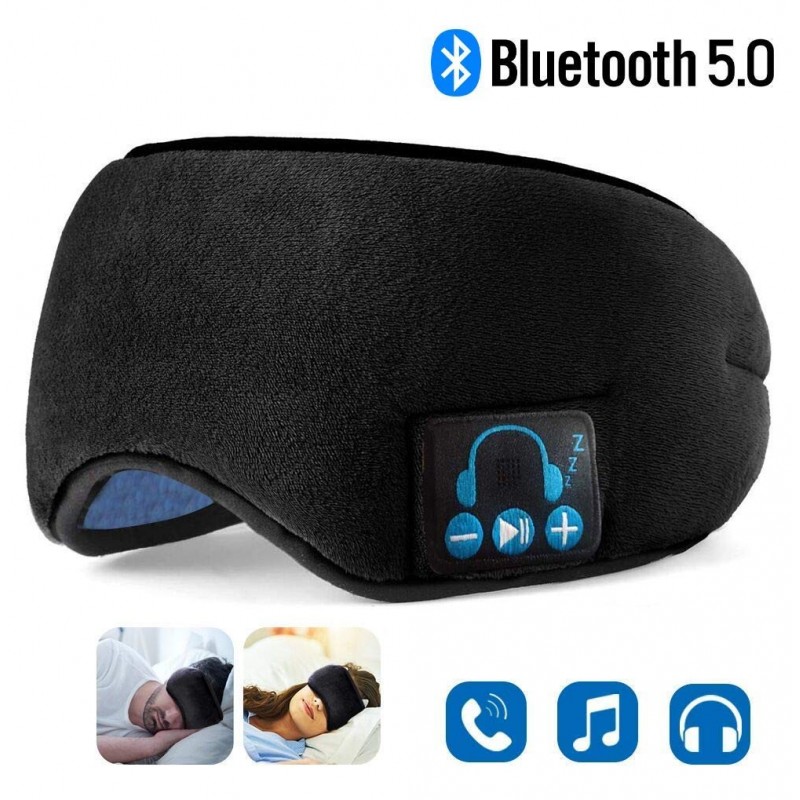 AuricularesBluetooth - auriculares inalámbricos - máscara para dormir con micrófono