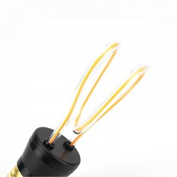 E27 - 220V - 240V - 3W - 4W - 4.5W - vintage LED bulb - irregular designE27