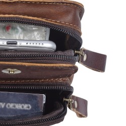 Mini waist bag - genuine leatherBags