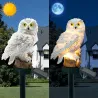 Owl shaped garden light with solar panel - LED - waterproofSolar lighting