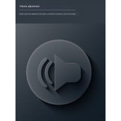 AuricularesMini - Bluetooth auriculares sin manos - auricular de cuero con micrófono - cancelación de ruido