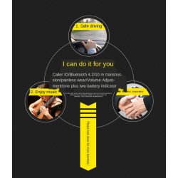 AuricularesMini - Bluetooth auriculares sin manos - auricular de cuero con micrófono - cancelación de ruido
