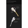 AuricularesMini - Bluetooth auriculares sin manos - auricular de cuero con micrófono - cancelación de ruido