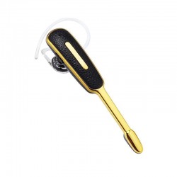 AuricularesMini - Bluetooth auriculares sin manos - auricular de cuero con micrófono - cancelación de ruido