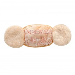 2 in 1 - face mask / earmuffs - floral lace printMouth masks