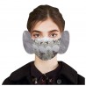 2 in 1 - face mask / earmuffs - floral lace printMouth masks
