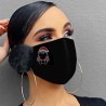 Mascarillas bucales2 en 1 - cara / boca máscara con auriculares - impresión navideña
