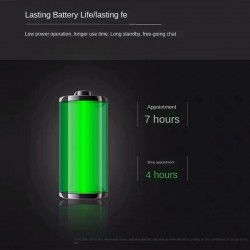 AuricularesMini - Bluetooth auriculares sin manos - auricular de cuero con micrófono - cancelación de ruido