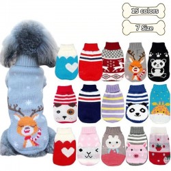 Winter sweater for dogs / cats - cartoon designClothing & shoes