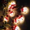 NavidadCuerdas con muñecos de nieve - LED Navidad luces decorativas