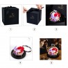 Día de San ValentínRosa eterna conservada - caja de vidrio con luz - Día de San Valentín / regalo de boda