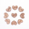 Día de San ValentínMini corazón de amor de madera - decoración - 100 piezas