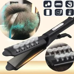 Planchas para el peloPeluquería de cerámica - ajuste de temperatura - iónico - cabello seco / húmedo