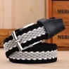 CinturónCinturón elástico trenzado - cuero - unisex