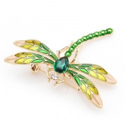 Crystal dragonfly - broochBrooches